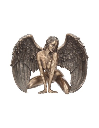 Statuette figurine Ange passion façon bronze