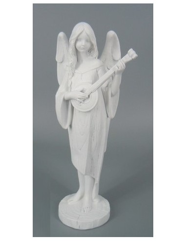 Figurine statuette Archange à la mandoline 29 cm