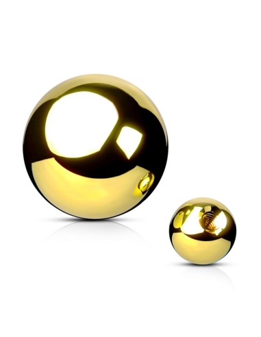 Accessoire boule dorée 1.2 mm x 3 mm