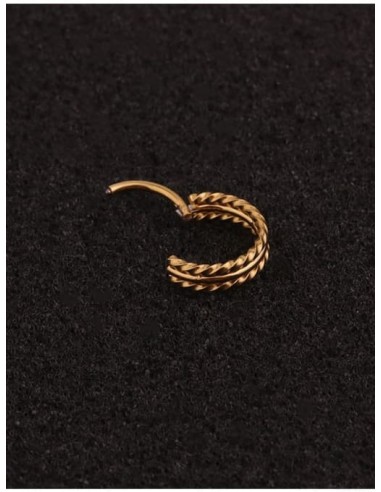 Piercing anneau segment  articulé  0.8 mm x 6 mm
