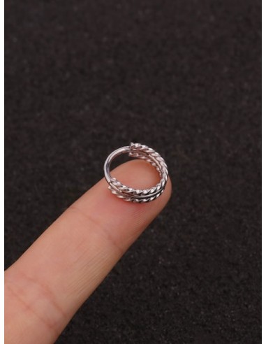 Piercing anneau segment  articulé  0.8 mm x 6 mm