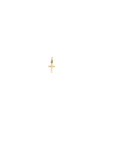 Pendentif croix bijou en plaqué or