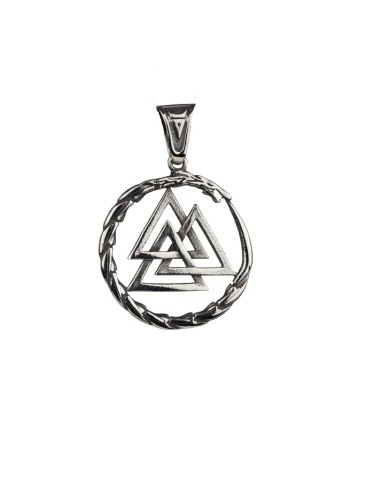 Pendentif Wotan nœud de Odin bijou en acier