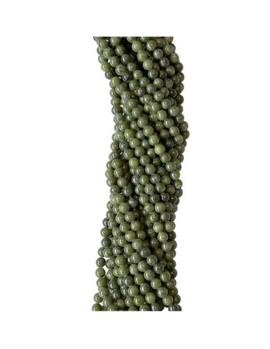 Accessoire Perle pierre en jade néphrite en 8 mm
