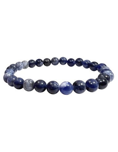 Bracelet sodalite en perles en 6 mm