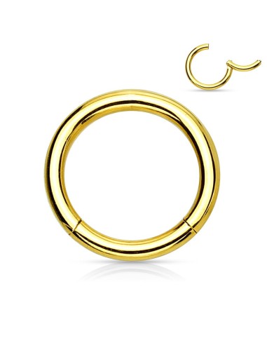 Piercing anneau  1.2 mm x 8 mm  segment  articulé