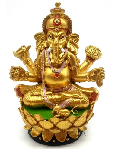 Déco Ganesh en résine et en 17 cm