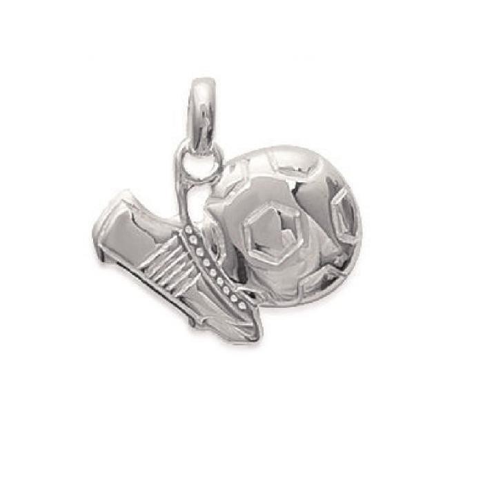 Pendentif ballon foot avec chaussure Pendentif ballon foot avec chaussure