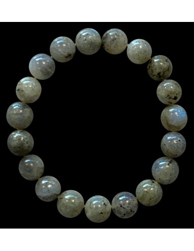 Bracelet Labradorite de Madagascar perles en 10mm