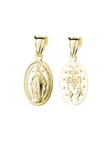 Médaille Vierge Miraculeuse en plaqué or