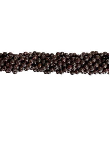 Accessoires Perles grenat en 6 mm en pierre