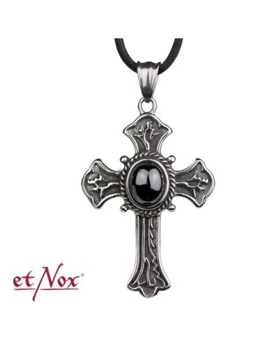 Pendentif croix bijou en acier