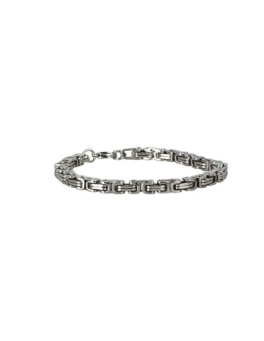 Bracelet acier style chaîne en 19 cm