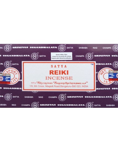 Encens Satya Reiki 2 boîtes de 15 grammes chacune
