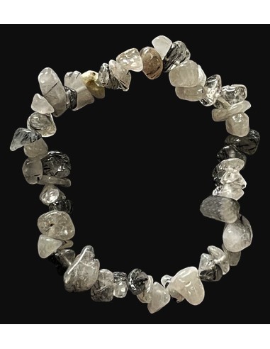 Bracelet tourmaline cristal de roche