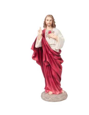 Statuette Sacré Cœur de Jésus en 21 cm