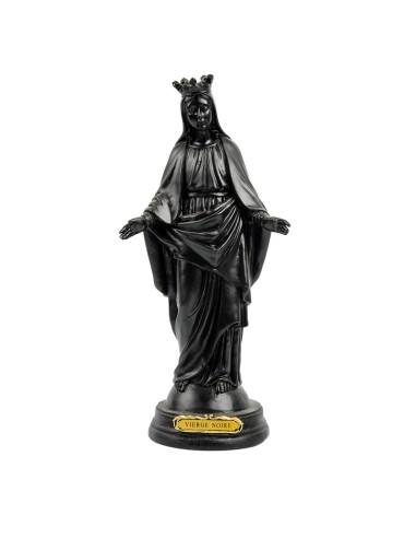 Statue Vierge Noire résine en 30 cm