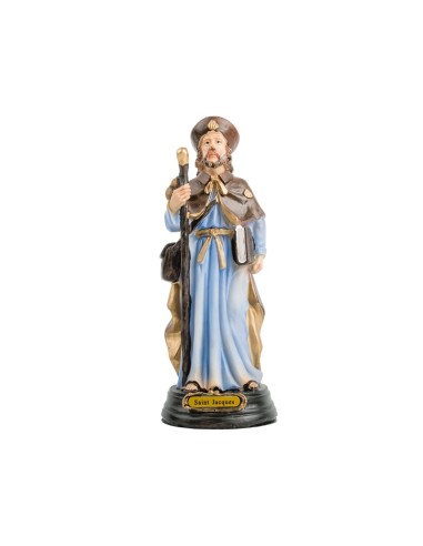 Statue Saint Jacques de Compostelle en 16 cm