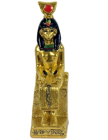 Statuette mini taille égyptienne Isis en 6 cm
