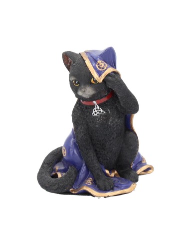 Déco Figurine Chat noir gothique de sorcière