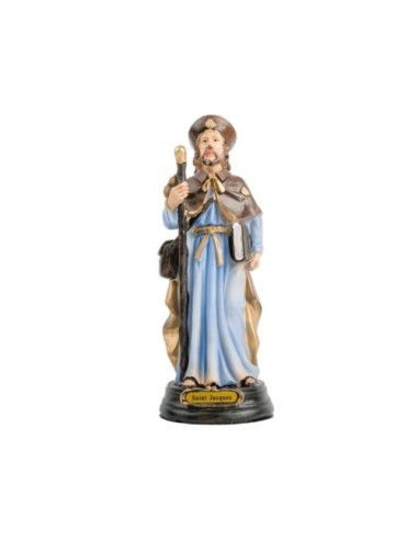 Statuette Saint Jacques de Compostelle en 16 cm