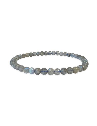 Bracelet Labradorite de Madagascar pierres en 4 mm