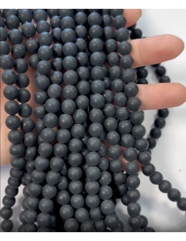 Accessoires Perles onyx mat en 8 mm