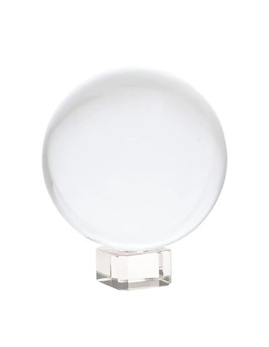 Sphère Cristal de roche et socle en 5 cm