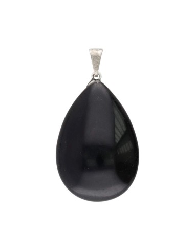 Pendentif Obsidienne noire en larme