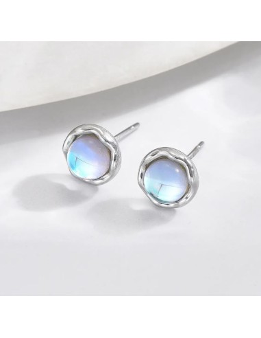 Boucles d'oreilles 8 mm bijou en acier