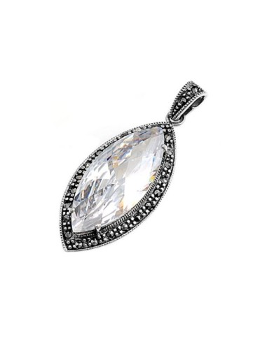 Pendentif marcassite argent et marcassite