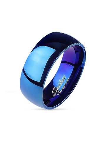 Bague yin yang en acier