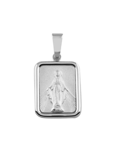 Pendentif Sainte Vierge bijou en argent en 23 mm