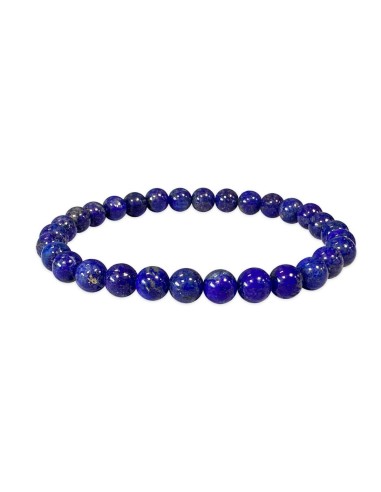 Bracelet en Lapis lazuli  perles en 6 mm