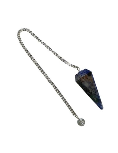 Pendule divinatoire sodalite en pointe