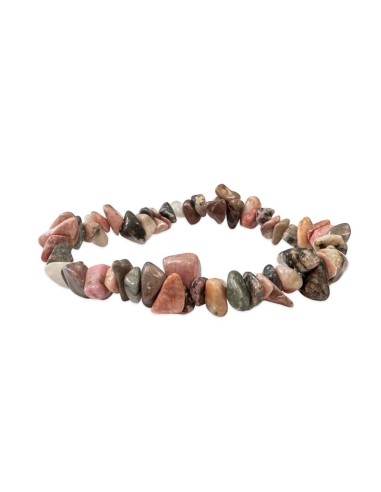 Bracelet en Rhodonite A bijou en pierres chips