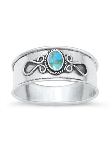 Bague turquoise bijou en argent