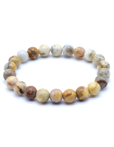 Bracelet Crazy agate bijou en pierres de 8 mm