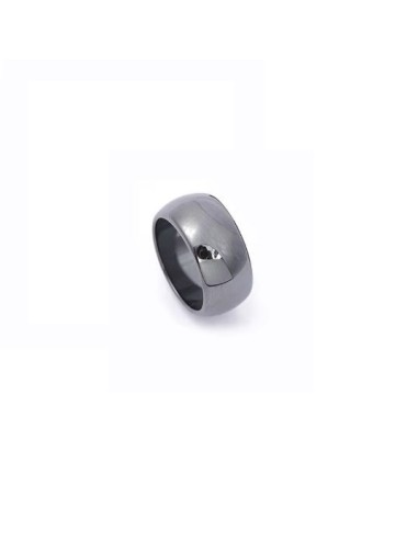 Bague hématite en 10 mm