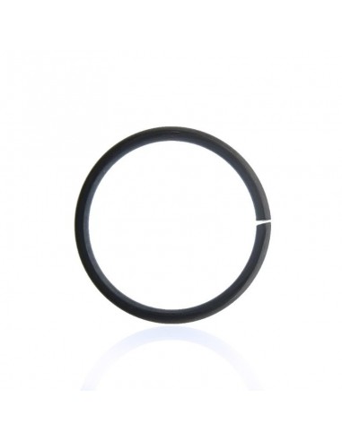 Piercing anneau noir 10 mm modèle Allon