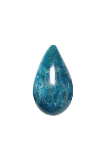 Pendentif Apatite Bleue bijou en pierre minérale en 3.5 cm