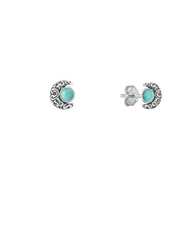 Boucles d'oreilles turquoise bijou en argent