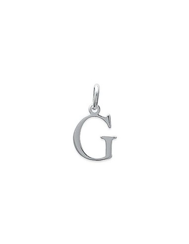 Pendentif lettre G bijou en argent