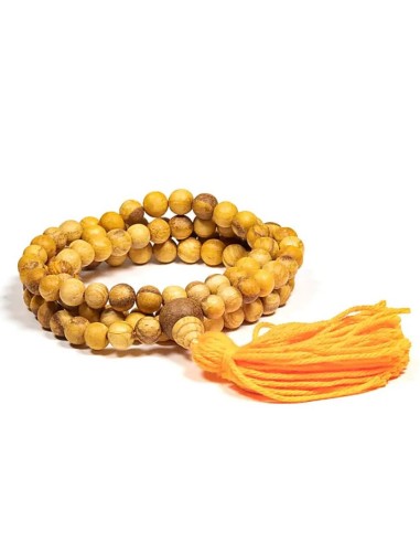 Collier Mala Palo Santo