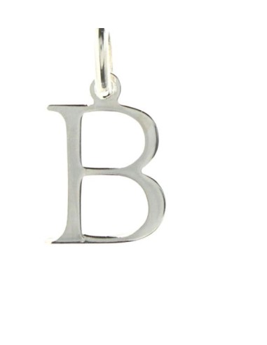 Pendentif lettre B bijou en argent