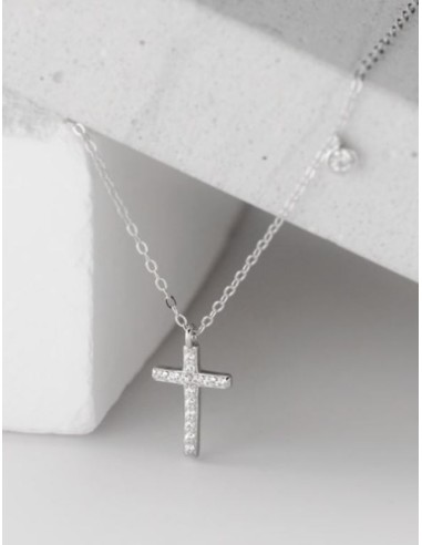 Collier croix bijou en argent