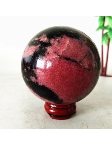 Rhodonite sphère en 454 grammes