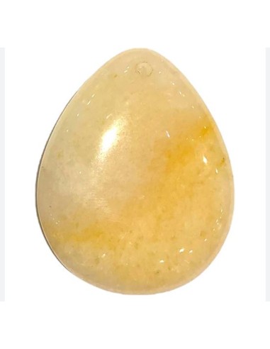 Pendentif calcite jaune