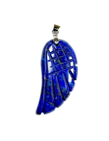 Pendentif aile Lapis lazuli bijou en pierre