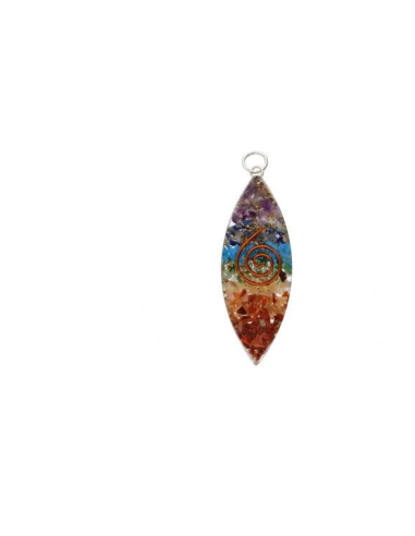 Pendentif Orgonite chakras